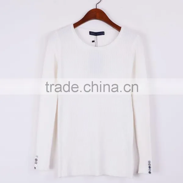 Hot Sale Beautiful Sweaters for Girls Round Collar Sweater for Women photo-3