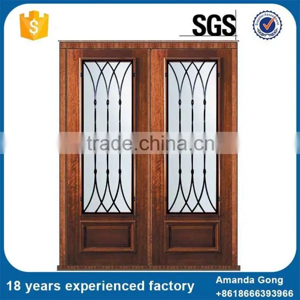 Premium Quality Modern Wrought Iron Security Doors Design photo-4