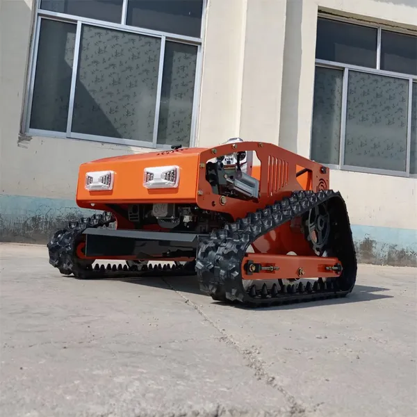 VTC550 Wireless Radio Control Rubber Track Lawn Mower Trimmer Made in China Manufacturer Factory