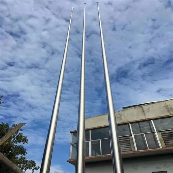 Outdoor Stainless Steel Flagpoles: 15m Tapered Type Lifting Type (Manual & Electric), High Flagpoles for Hospitals and Construction Sites Made photo-5