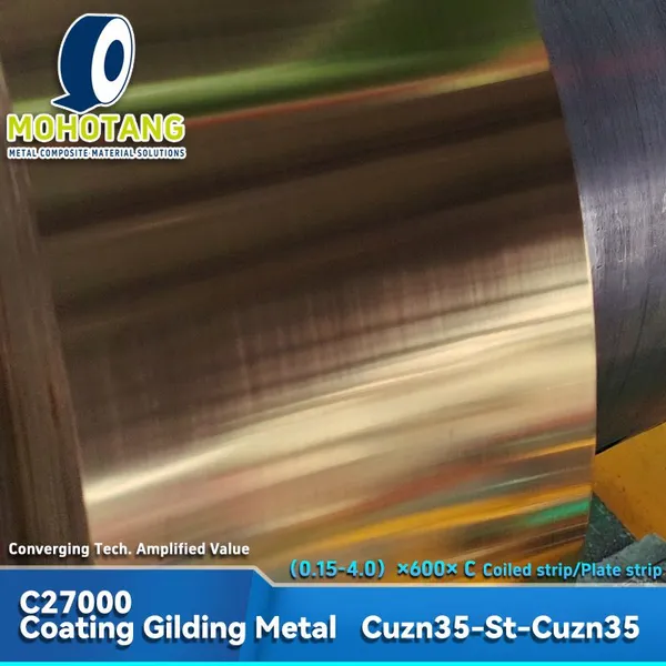 C27000 Brass Steel Brass Copper-Steel Clad Plate 0.15mm C2700/If/ C2700 H65 Alloy photo-5