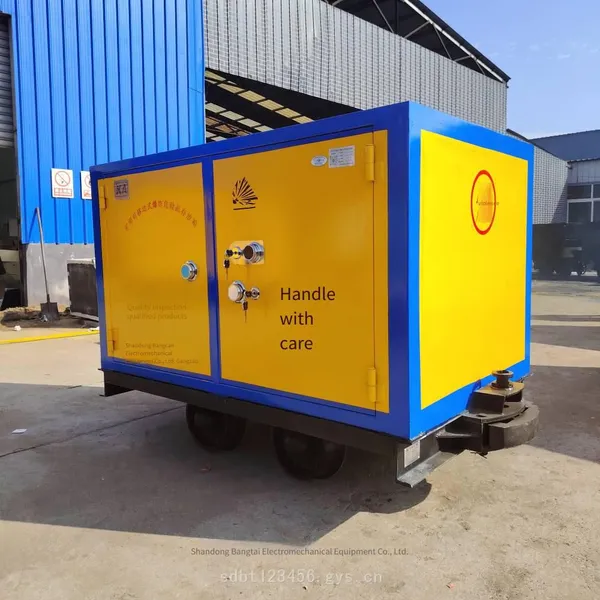 Explosive Vehicle for Coal Mines, Blasting Equipment Transport Vehicle, Gauge 600, Anti-static, Anti-theft and Explosion-proof Underground