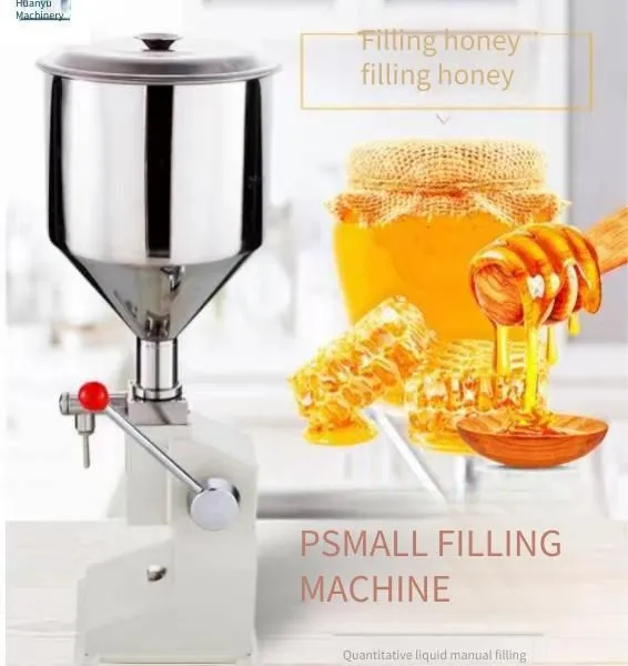 Dingfeng Supplies Model A03 Hand-pressed Paste and Liquid Filling Machine, Small Pneumatic Paste and Liquid Filling Equipment, One-year Warranty