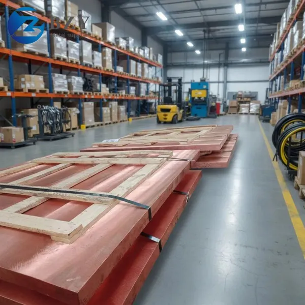 99.9% Pure Copper Bright Industrial Plate C1100 C18200 C70600 T2 C11000 C1221 Thick Sheet/Plate photo-4