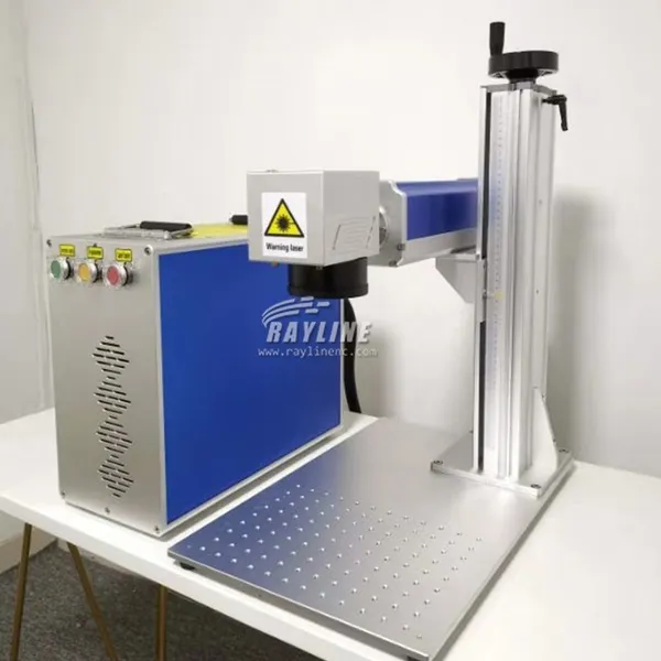 Hot Sale CE Portable Split 20W 30W 50W Raycus MAX JPT Dog Tag Laser Marking Machine Fiber Laser Cattle Ear Tag Engraving Machine photo-1