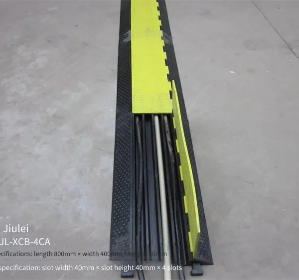 Jiulei Brand Jl-xcb-4ca Rubber and Plastic Bridge Belt (picture) - Length: 800mm * Width: 400mm * Height: 50mm - Slot Width: 40mm * Slot Height: 40mm * 4 Slots photo-4