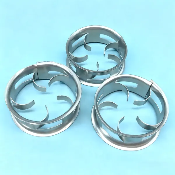 SS304 Cascade Mini Ring Random Packing for High Gas Load Tower Revamp photo-2