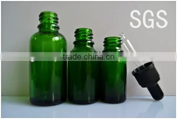 Glass Dropper Bottle Green Glass Bottle
