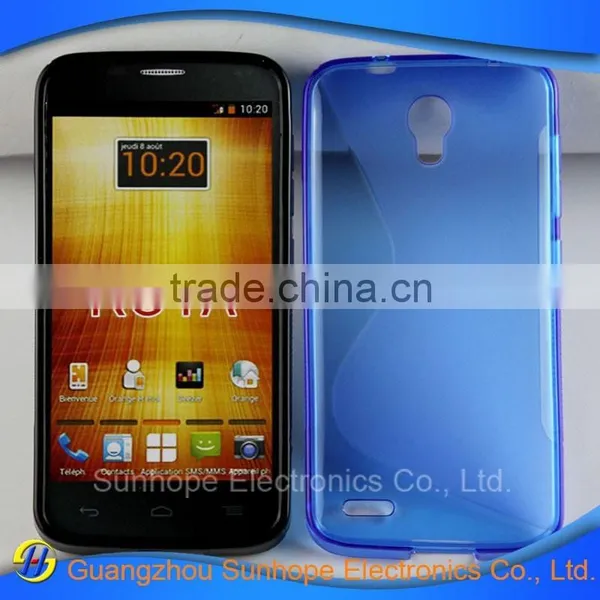 S Line Design Tpu Gel Mobile Phone Skins for Orange ROYA photo-3