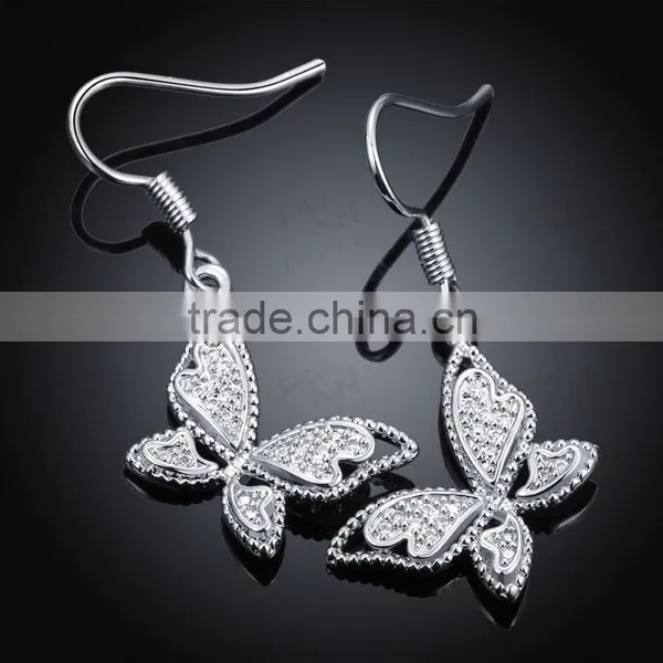 2015 Latest Buttery Indian Gold Plated Fashion Earring Designs for Young Girls photo-5