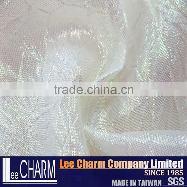 100% Polyester Metallic Luster Textile Fabric photo-2