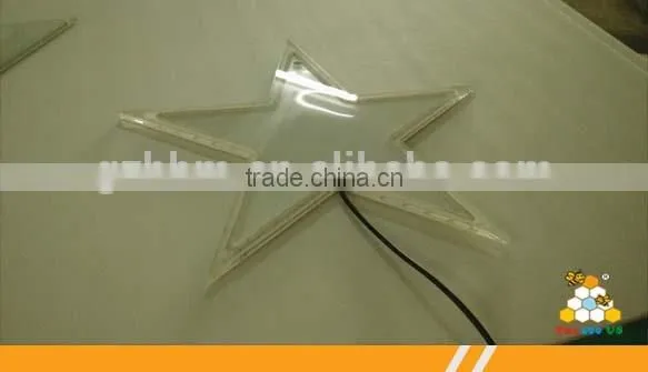 Customized Shape Laser Dot LED Acrylic Panel photo-6