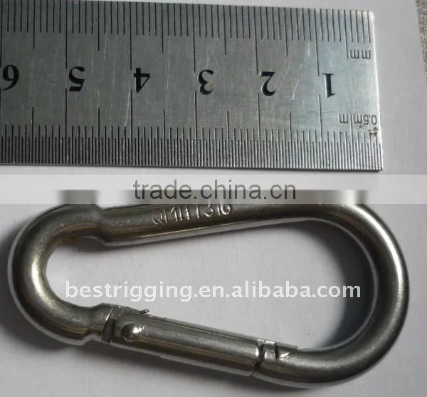 6mm Spring Snap Hook Ss304/316 Wire Rope Accesory photo-2