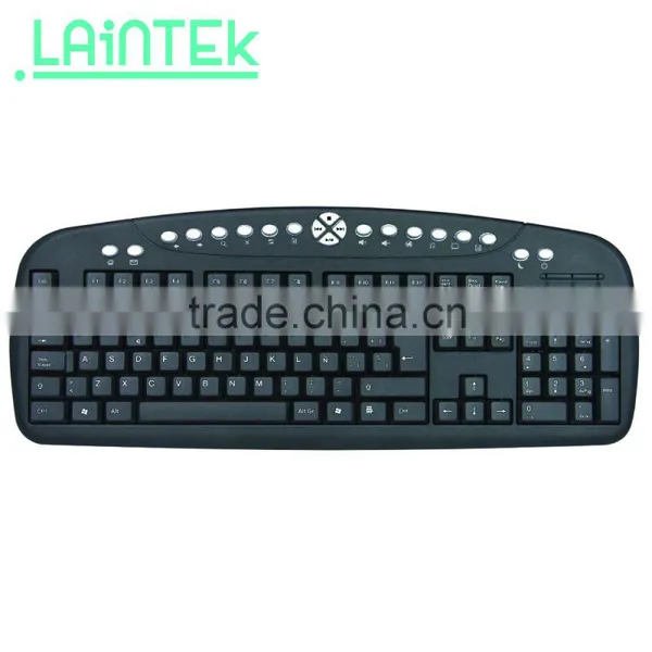 Customized Layout 2016 Cheap Promotion Special Offer Old Design Unique Multimedia Coloured Wired Keyboard photo-5