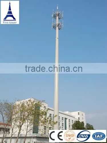Hot Dip Galvanized Steel Singal Pole Tower photo-2