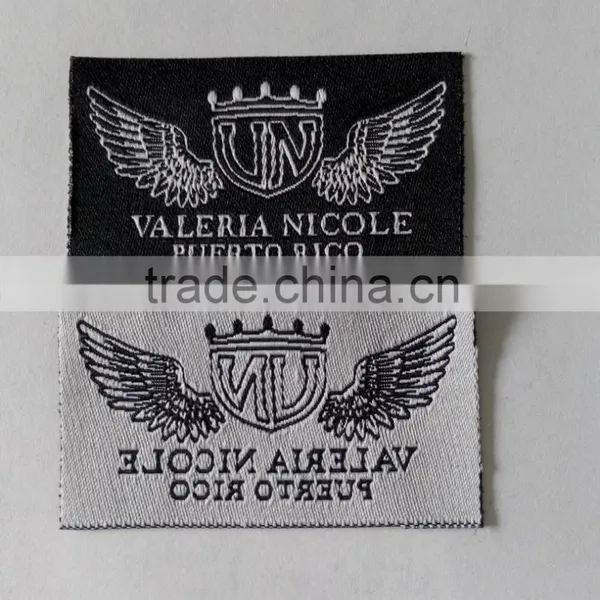 Wholesale Custom Clothing Woven Label of High Density photo-3