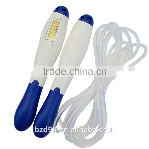 Manufacturer OEM/ODM Smart Sport Fitness PVC Adjustable Digital Step/Distance/ Calorie Rope Skipping Wire Length Counter photo-5