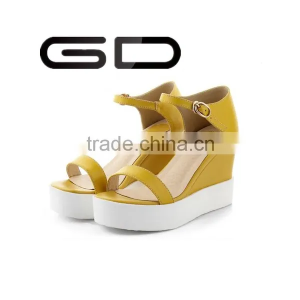 GDSHOE New Style Ladies Fashion Gold Sandals Shoes