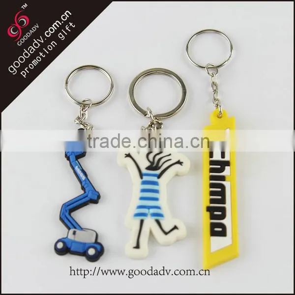 Cheap Custom Soft Pvc Rubber Keychains in Bulk for Promotion photo-2