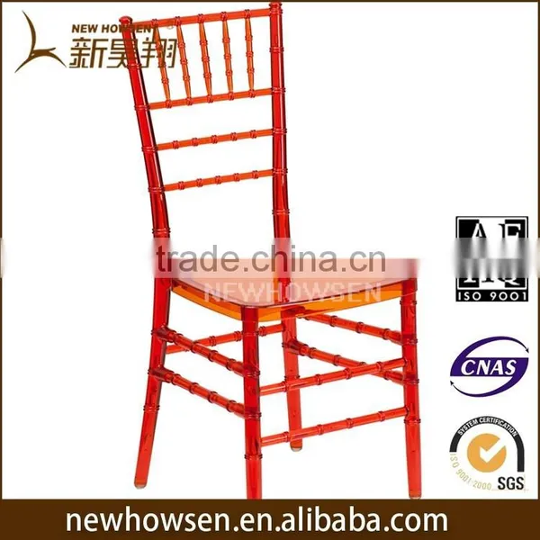 Top Quality Crystal/Clear Resin Tiffany Chair Chiavari Chair for Sale photo-2