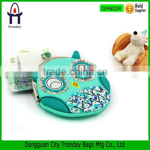 Owl Animal Coin Purse Small Christmas Gifts Bag Clutch Handbag Wallet