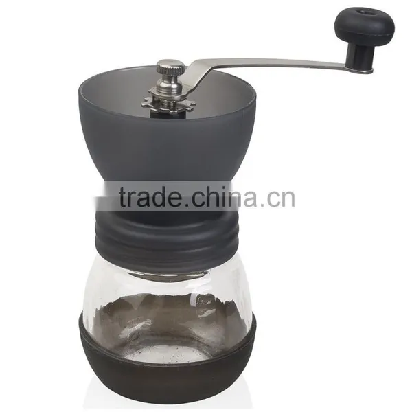 High Quality Manual Ceramic Burr Coffee Grinder Hand-crank Coffee Mill photo-3