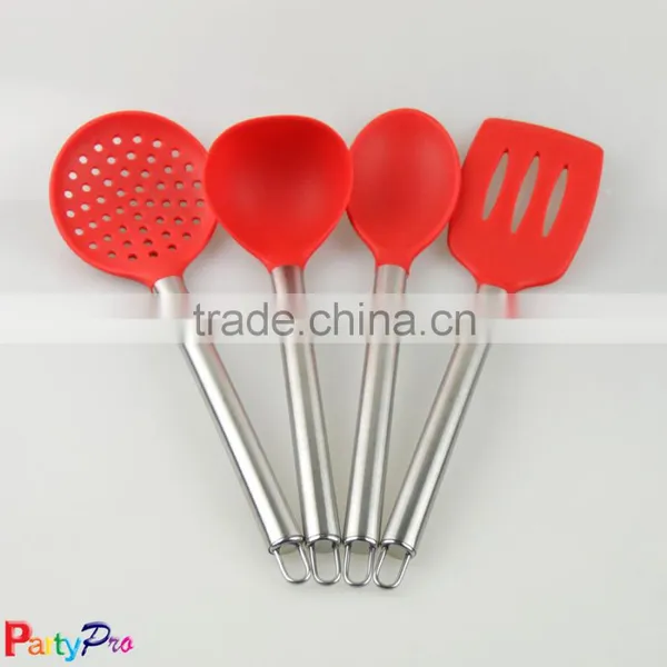 2016 New Product High Quality Silicone Kitchen Utensils With Stainless Steel Handle photo-6