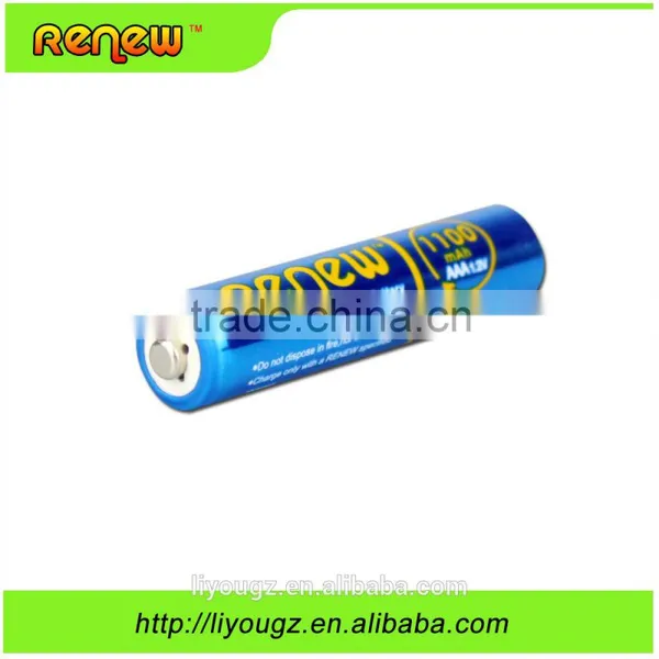 New Brand !!!Renew AAA 1100mAh Green Precharged Ready-to-Use NI-MH Rechargeable Battery photo-3