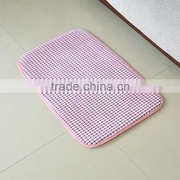 Fleece Floor Carpet Mat Soft Room Mat Living Room Mat Bathmat photo-5