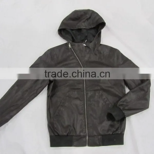 Fahion Style Men's pu Leather Jacket 2014