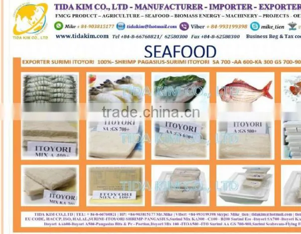 PANGASIUS HYPOPTHALMUS - BASA FILLLET - TIDA KIM - BLACK TIGER SHRIMP LIVE FROZEN LOBSTER P - MAKEREL FISH MAW -TAPILA FROZEN photo-6