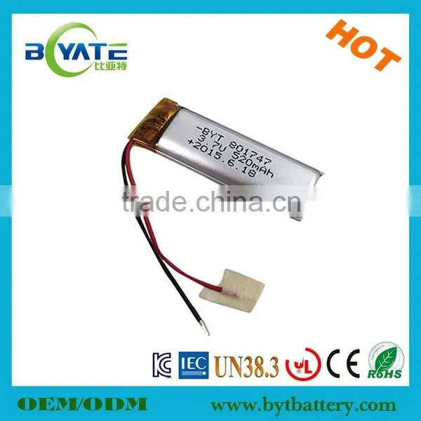 Newest High Quality 106090 3.7V/7.4V/11.1V/14.8V 1200mAh Lipo Battery for Wearable Device photo-4