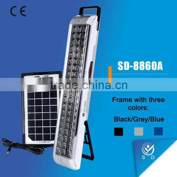 220v Solar Rechargeable Led Emergency Light Camping Light