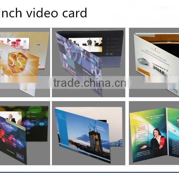 High-end Custom 2.4 "/2.8"/3.5"/5"/7"/10.1"video Card Digital Video Laptop Invitation E-card Gift CARDS photo-2