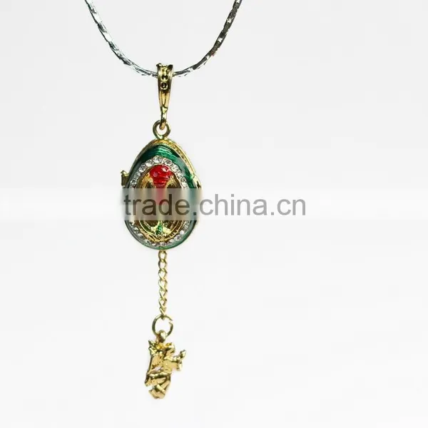 Hot Selling Metal Enamel Flower Openable Pendant