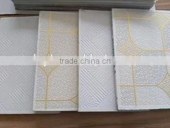 Shandong Xinyalai Factory Offer Good Quality Pvc Laminated Gypsum Ceiling