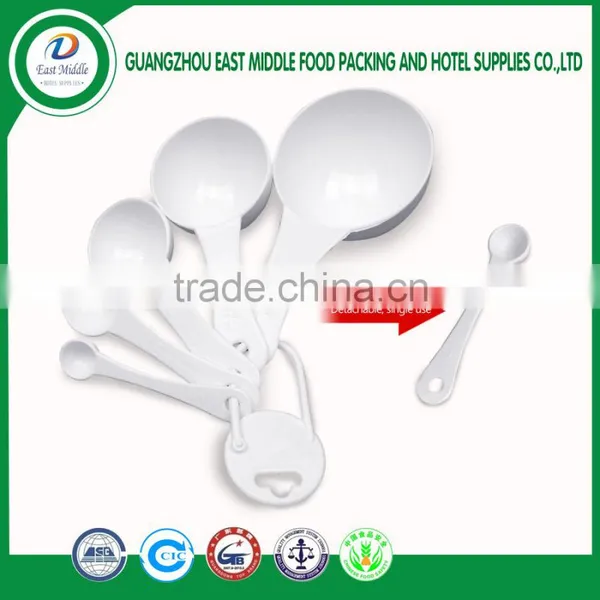 Wholesale set of 5 pcs ice cream spoon plastic power measuring spoon