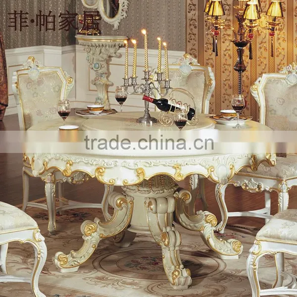 Antique reproduction furniture -solid wood hand carved dining room set