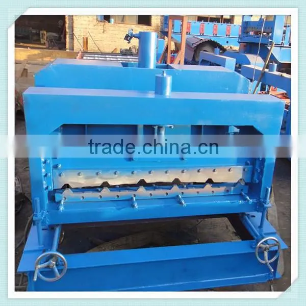 1067 Colored Steel Sheet Metal Roofing Glazed Tile Roll Forming Machine photo-3