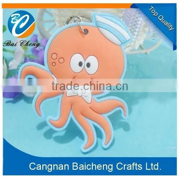 2016 Wholesale Pvc Key Ring With Custom Design photo-6