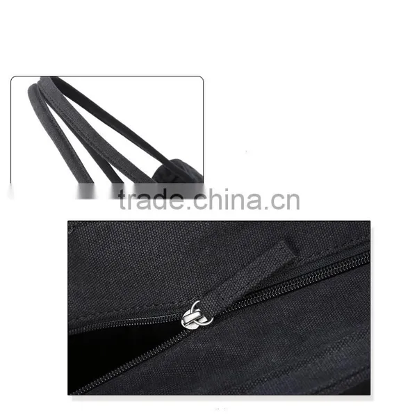 Wholesale Fashionable High Quality Cheap Style Heavy Canvas Tote Bag GW769 photo-3