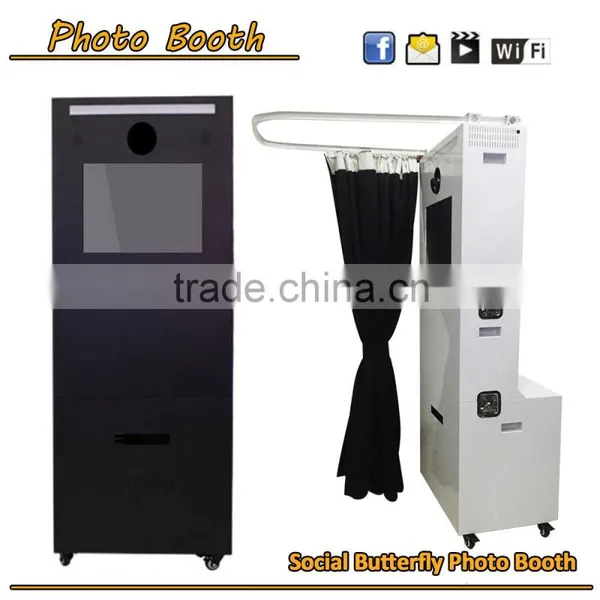 2016 Instagram Sticker Photo Booth With Software/Cabinet/Printer/Camera For Wedding/Party/Rent photo-2