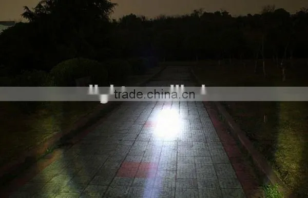 1180 Multi-function Self-defense Rechargeable Baseball Shape 3w Led Torch photo-4