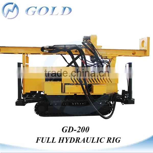 Hot!! Multipurpose 200M Rig, Full Hydraulic Rock Drill For Sale photo-2