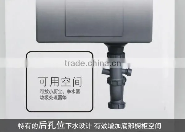 Modern Kitchen Docorative Sink Stackable Kitchen Sink Undermount Double Handmade Kitchen Sink R-15-3118 photo-4