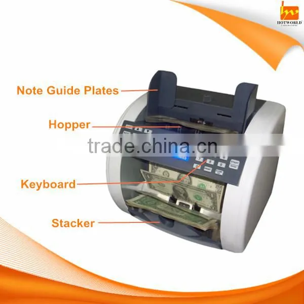 Multi Currency Money Counter, Roller Friction System Money Counting Machine Safe
