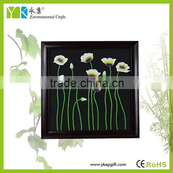 Solid Wood Frame Wall Hanging Craft for Decoration of House Interior photo-2