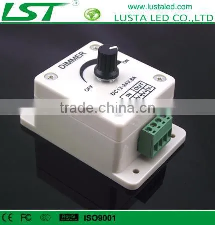 12V 24V 8A LED Dimmer Switch, PWM Digital Dimming,LED Dimmers