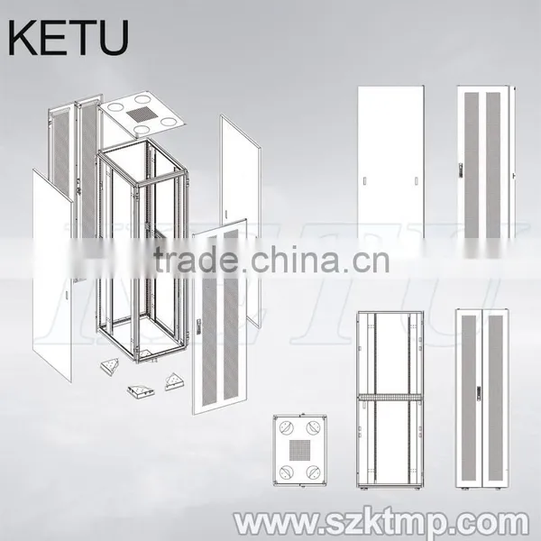 Indoor Gray Server Equipment Cabinet photo-4