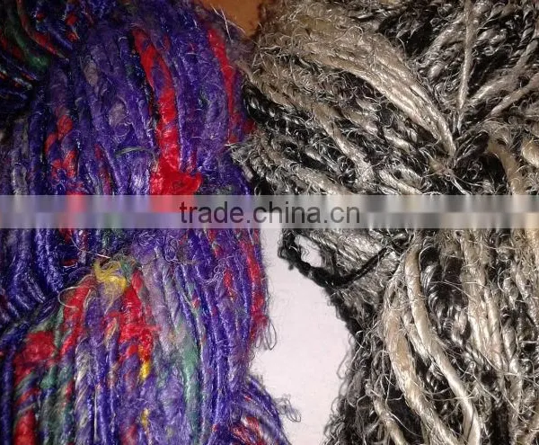Sari Silk Yarns for Knitters, Weavers, Spinners, Yarn Stores, Art and Craft Stores, Fiber Supply Stores